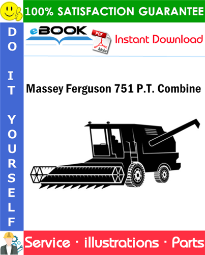 Massey Ferguson 751 P.T. Combine Parts Manual