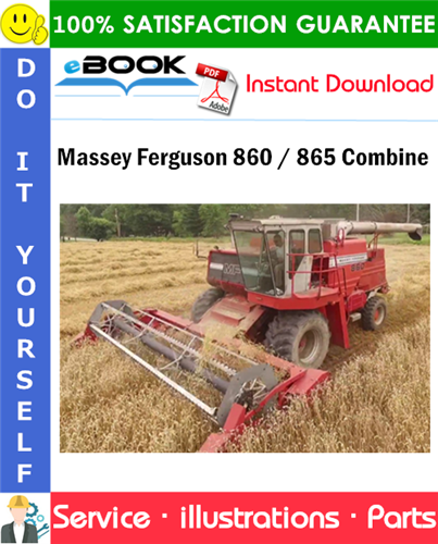 Massey Ferguson 860 / 865 Combine Parts Manual