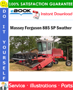 Massey Ferguson 885 SP Swather Parts Manual