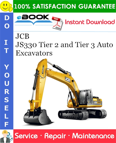 JCB JS330 Tier 2 and Tier 3 Auto Excavators