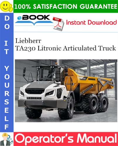 Liebherr TA230 Litronic Articulated Truck