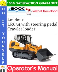 Liebherr LR634 with steering pedal Crawler loader