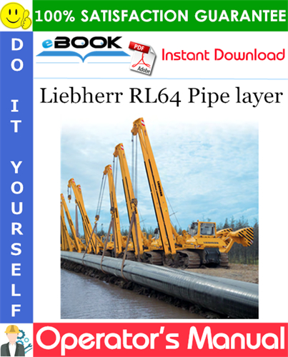 Liebherr RL64 Pipe layer Operator's Manual