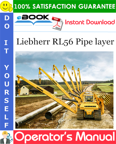 Liebherr RL56 Pipe layer Operator's Manual