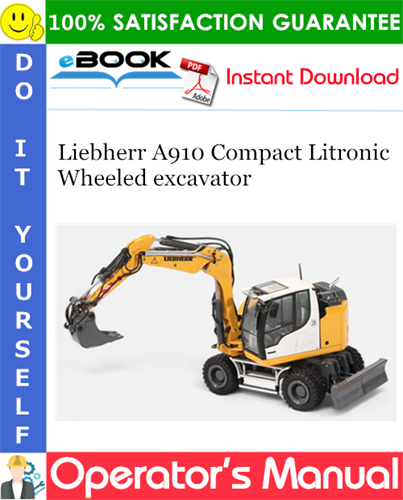 Liebherr A910 Compact Litronic Wheeled excavator