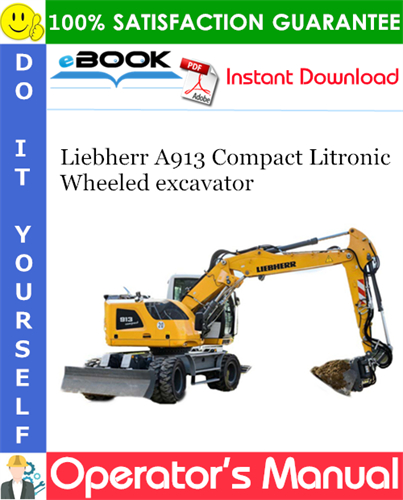 Liebherr A913 Compact Litronic Wheeled excavator