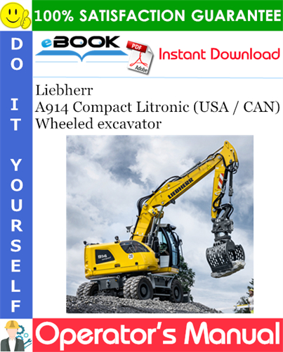 Liebherr A914 Compact Litronic (USA / CAN) Wheeled excavator