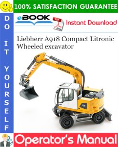 Liebherr A918 Compact Litronic Wheeled excavator