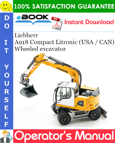 Liebherr A918 Compact Litronic (USA / CAN) Wheeled excavator