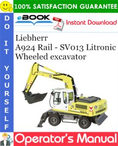 Liebherr A924 Rail - SV013 Litronic Wheeled excavator