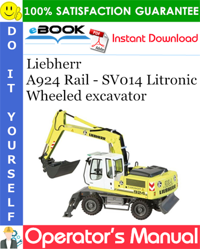 Liebherr A924 Rail - SV014 Litronic Wheeled excavator