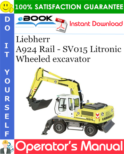 Liebherr A924 Rail - SV015 Litronic Wheeled excavator
