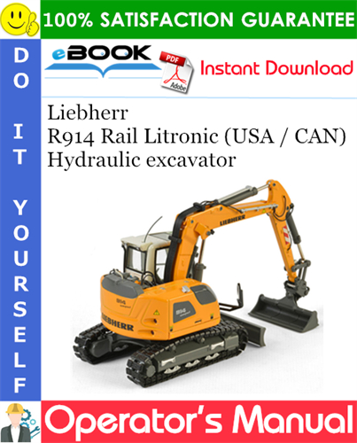 Liebherr R914 Rail Litronic (USA / CAN) Hydraulic excavator