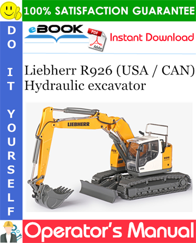 Liebherr R926 (USA / CAN) Hydraulic excavator