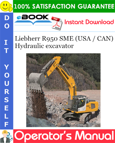 Liebherr R950 SME (USA / CAN) Hydraulic excavator
