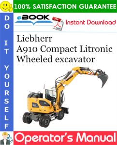 Liebherr A910 Compact Litronic Wheeled excavator