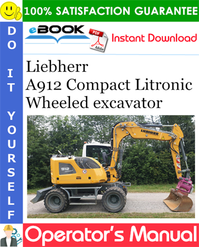 Liebherr A912 Compact Litronic Wheeled excavator