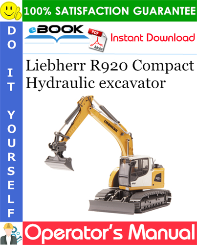 Liebherr R920 Compact Hydraulic excavator