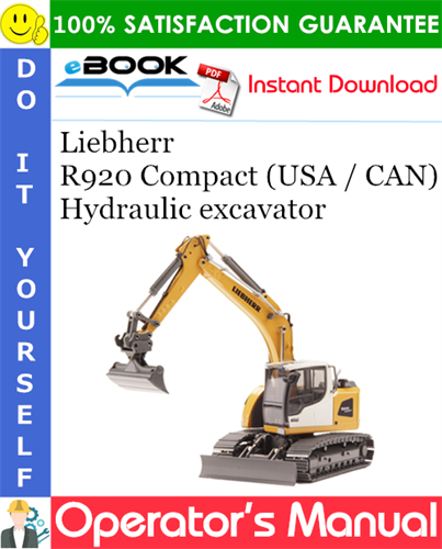 Liebherr R920 Compact (USA / CAN) Hydraulic excavator