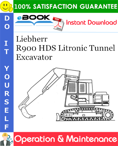Liebherr R900 HDS Litronic Tunnel Excavator