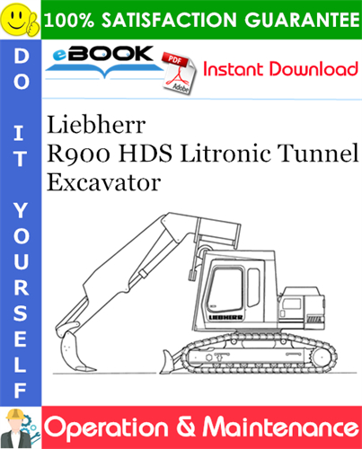 Liebherr R900 HDS Litronic Tunnel Excavator