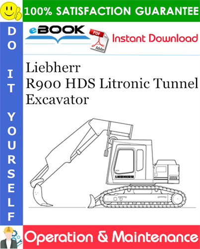 Liebherr R900 HDS Litronic Tunnel Excavator