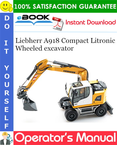 Liebherr A918 Compact Litronic Wheeled excavator
