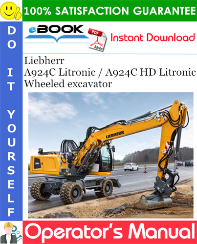 Liebherr A924C Litronic / A924C HD Litronic Wheeled excavator