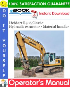 Liebherr R906 Classic Hydraulic excavator / Material handler