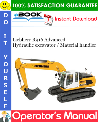 Liebherr R916 Advanced Hydraulic excavator / Material handler