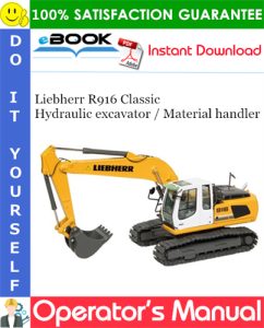 Liebherr R916 Classic Hydraulic excavator / Material handler
