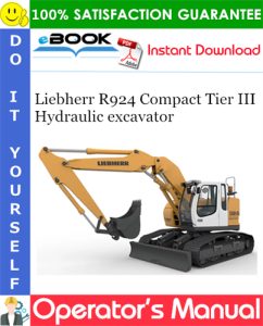 Liebherr R924 Compact Tier III Hydraulic excavator