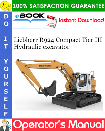 Liebherr R924 Compact Tier III Hydraulic excavator