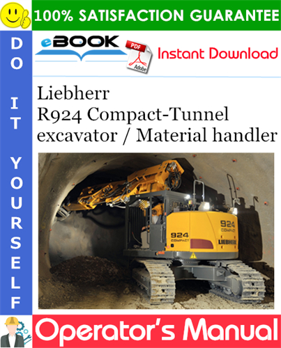 Liebherr R924 Compact-Tunnel excavator / Material handler