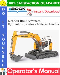 Liebherr R926 Advanced Hydraulic excavator / Material handler