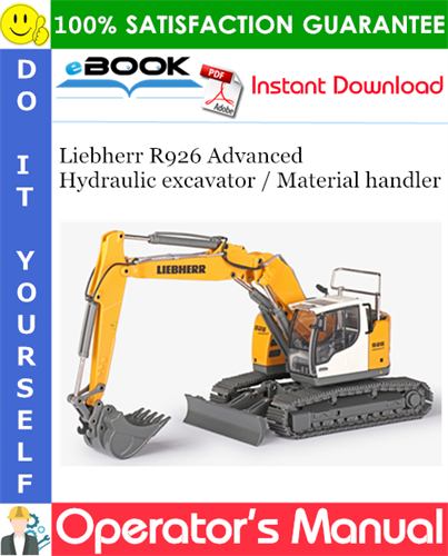 Liebherr R926 Advanced Hydraulic excavator / Material handler