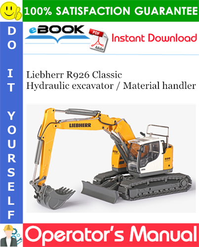 Liebherr R926 Classic Hydraulic excavator / Material handler