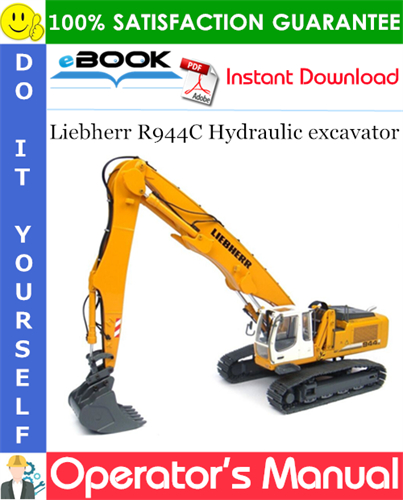 Liebherr R944C Hydraulic excavator Operator's Manual