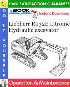 Liebherr R932E Litronic Hydraulic excavator