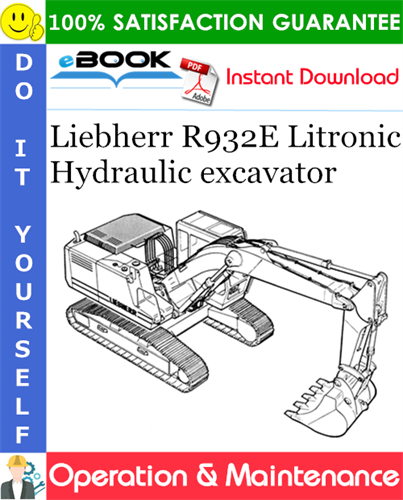 Liebherr R932E Litronic Hydraulic excavator