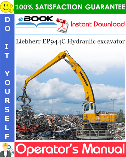 Liebherr EP944C Hydraulic excavator Operator's Manual