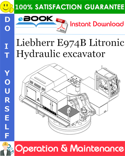 Liebherr E974B Litronic Hydraulic excavator