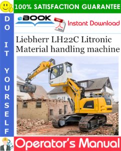 Liebherr LH22C Litronic Material handling machine