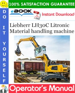 Liebherr LH30C Litronic Material handling machine