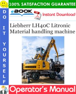 Liebherr LH40C Litronic Material handling machine
