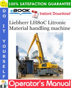 Liebherr LH80C Litronic Material handling machine