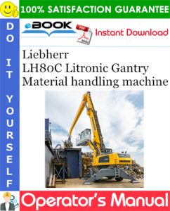 Liebherr LH80C Litronic Gantry Material handling machine