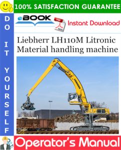Liebherr LH110M Litronic Material handling machine