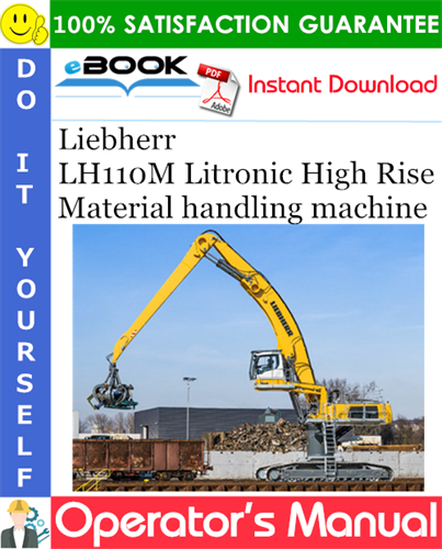 Liebherr LH110M Litronic High Rise Material handling machine