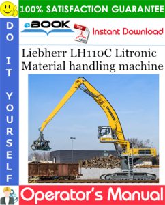 Liebherr LH110C Litronic Material handling machine